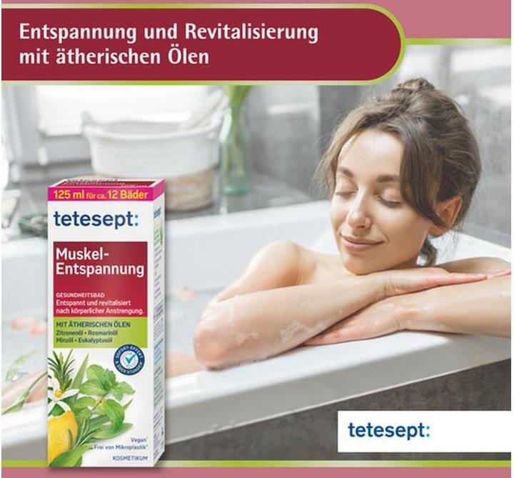 Actual product image Tetesept Bath Muscle relaxation 125 ml (125 ml, Bath oil)