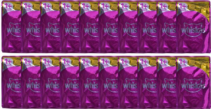 Actual product image Whiskas saszetki z drobiem dla kota 80x85g (Senior, 1 pcs., 6800 g)