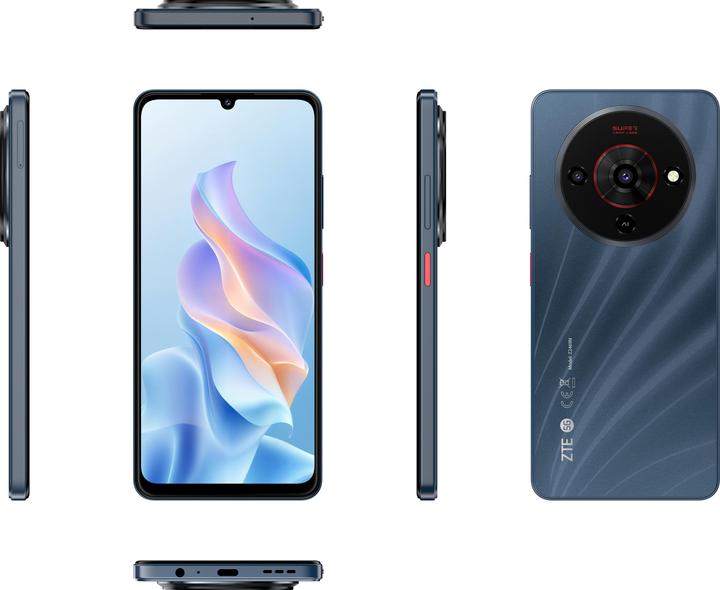 Actual product image ZTE BLADE A76 5G / 4GB / 128GB / Black (128 GB, Stardust Black, 6.75", Dual SIM, 7.99 Mpx, 5G)
