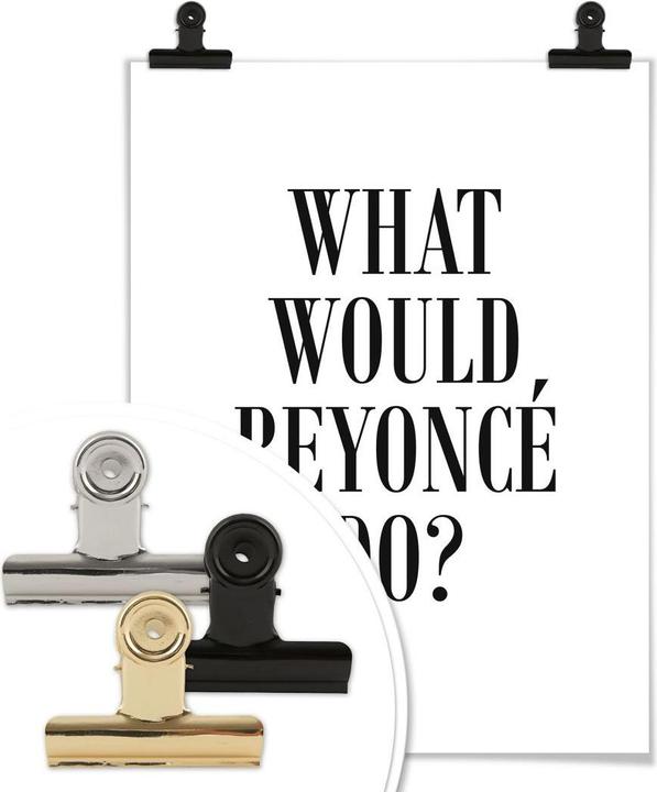 Produktbild Trenddeko What would Beyoncé do (60 x 80 cm)
