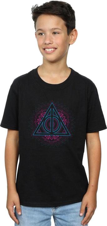 Image du produit - T-shirt NEON DEATHLY HALLOWS - Garçon (152, 158)
