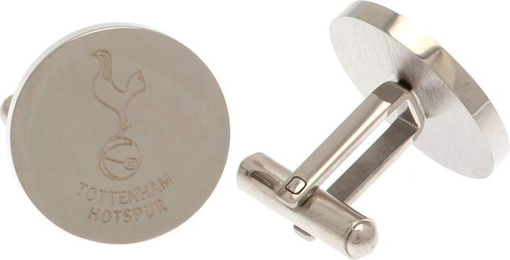 Tottenham Hotspur FC Round Stainless Steel Cufflinks (100% synthetisches Material)