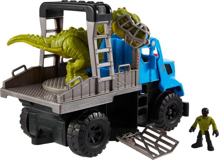 Produktbild Imaginext Jurassic World Dino & Transporter, Dinosaurier Spielzeug