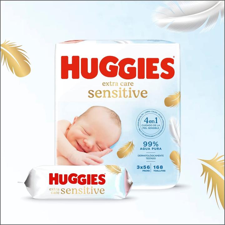 Produktbild Huggies Pure Extra Care (168 Stück)