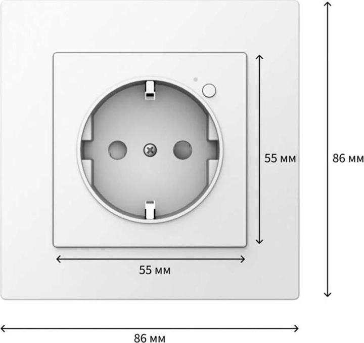 Actual product image Aqara Wall socket