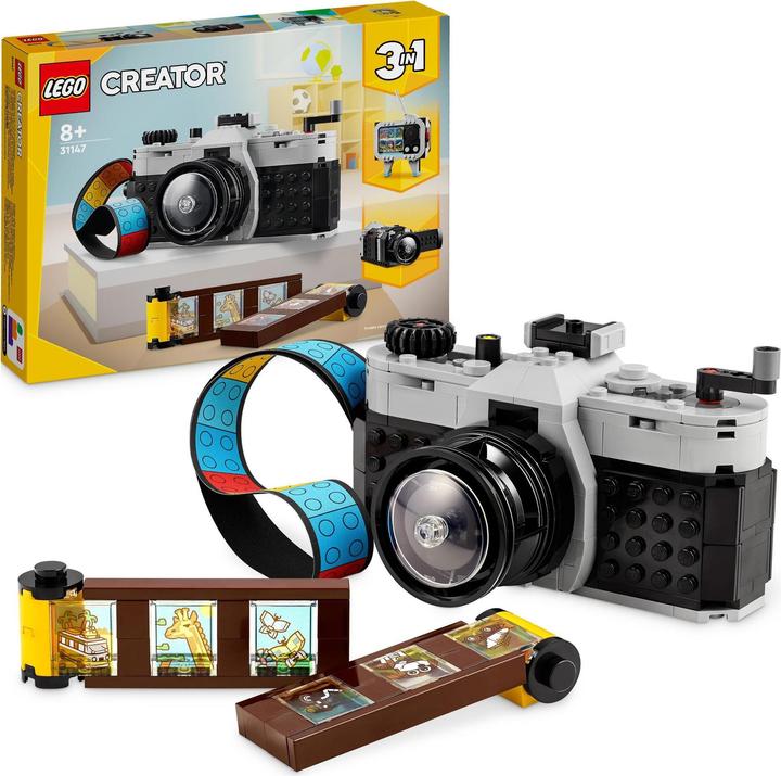 Immagine prodotto LEGO Fotocamera retrò (31147, LEGO Creator 3-in-1)