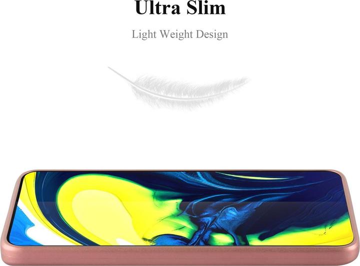 Image du produit Cadorabo Couverture métallique mate TPU (Samsung Galaxy A80)