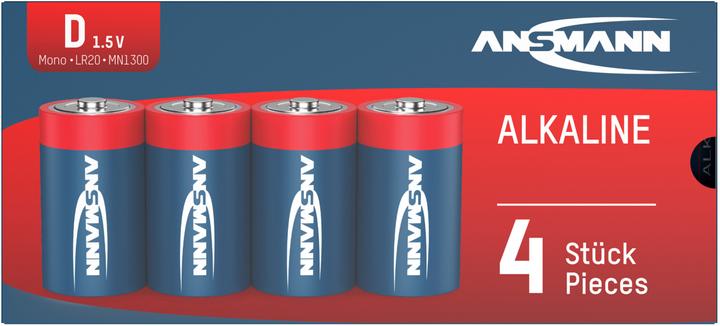 Actual product image Ansmann Mono (D) Battery Alkaline Manga (4 pcs., D, 1300 mAh)