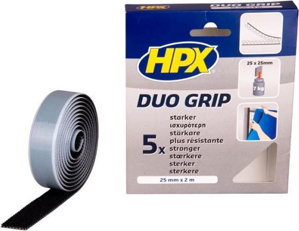 Produktbild HPX Duo Grip fastener - black 25mm x 2m (25 mm)