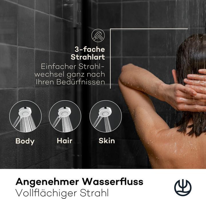 Produktbild Kludi X1 Duschkopf (3 Strahlarten, 15 l/min)