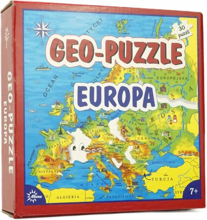 Actual product image Abino Geo-puzzle Europe (30 pieces)