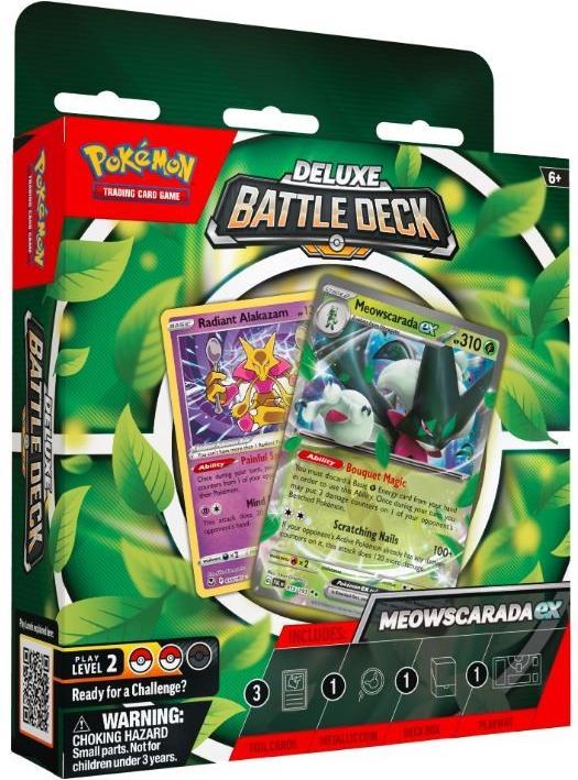 Actual product image Pokémon Zestaw kart Deluxe Battle Deck Meowscarada EX (Deck)