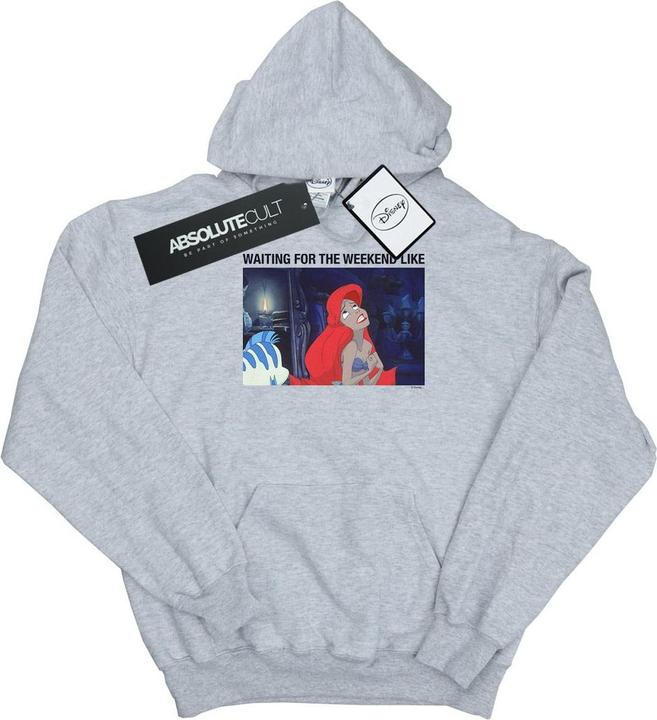 Actual product image Disney Girls The Little Mermaid Waiting For The Weekend Hoodie (140, 146)