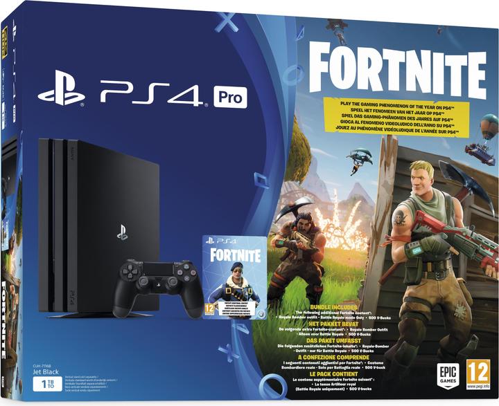 Sony Playstation 4 Pro, Fortnite Royal Bomber Pack