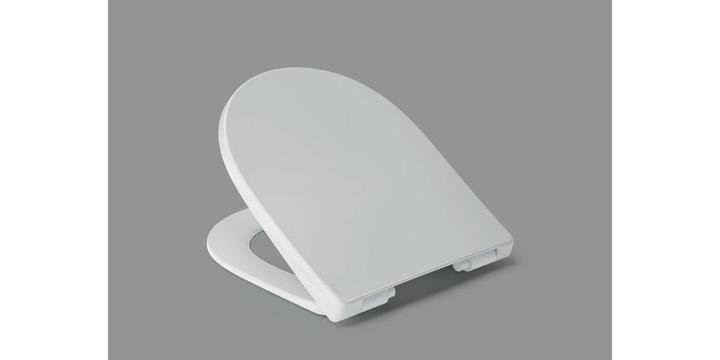 Produktbild Hamberger Sanitary WCSitz Lopata Softclose Pre. weiss mit Edelstahl-Steckscharnier C0102G