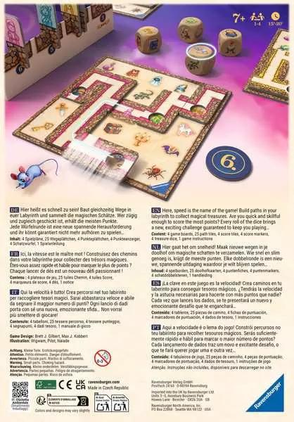 Produktbild Ravensburger Familienspiel 24699 - Labyrinth Go! - Gesellschaftsspiel für 1 - 4 Personen (Deutsch, Spanisch, Französisch, Niederländisch, Italienisch, Portugiesisch, Englisch)