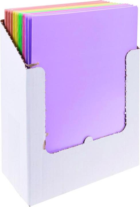 Produktbild Office Products Gummizugmappe, presspappe, a4, 390 g/m2, 3-klappen, farbig sortiert (A4)