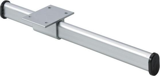 Hettich Schrankrohr zum verschieben, 225 mm, Aluminium eloxiert-schwarz, 1 Stck