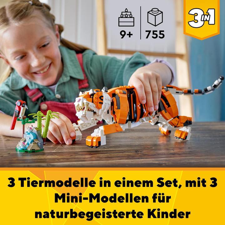 Produktbild LEGO Majestätischer Tiger (31129, LEGO Creator 3-in-1)