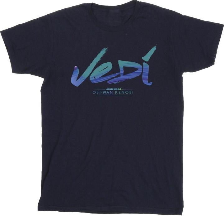 Star Wars ObiWan Kenobi Jedi Painted Font TShirt Jungen