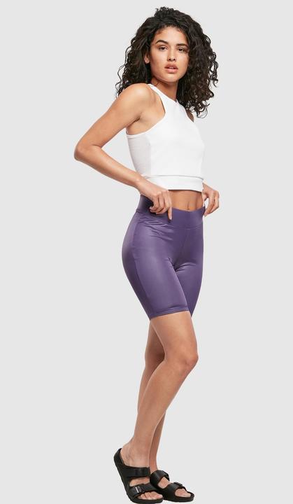 Actual product image Urban Classics Ladies Imitation Leather Cycle Shorts (M)