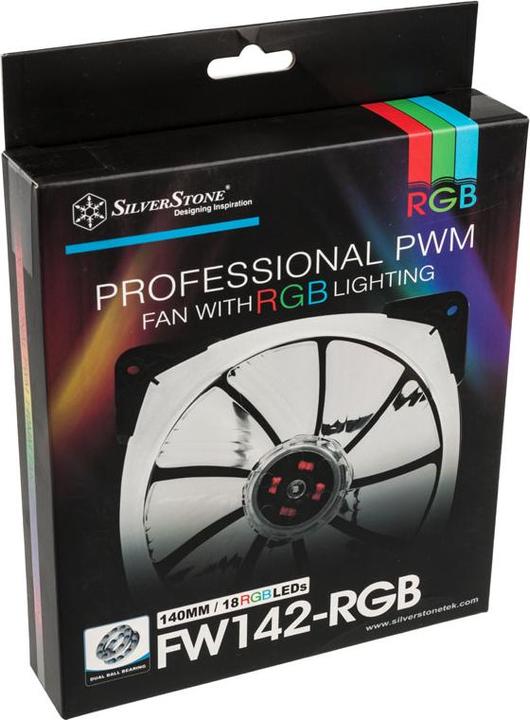 Image du produit Silverstone SST-FW142-RGB, Ventilateur RGB (140 mm, 1 x)