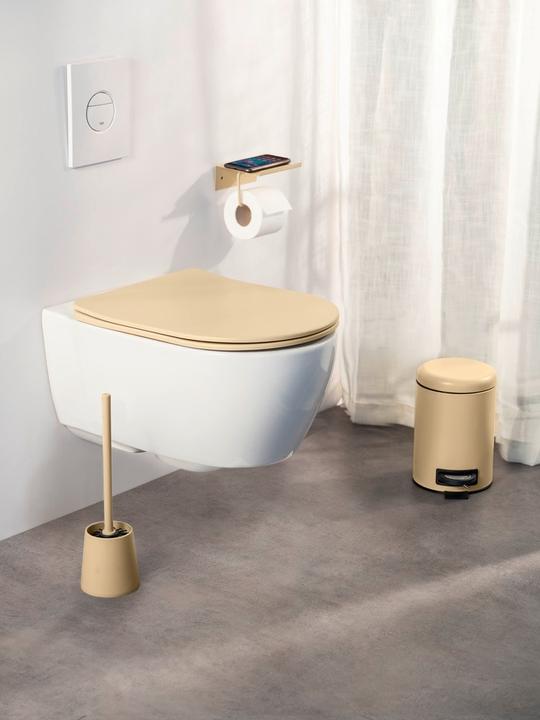 Actual product image Wenko Pedal bin Leman beige matt (3 l)