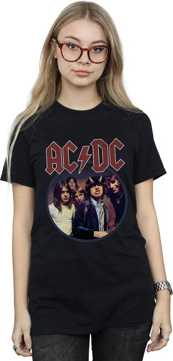 Produktbild AC/DC Highway To Hell Circle Baumwolle Boyfriend TShirt (M)