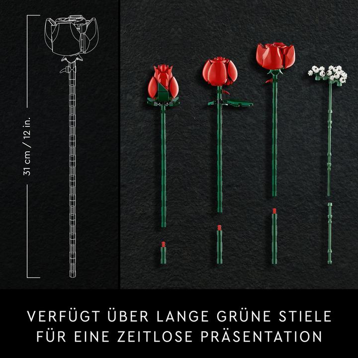 Produktbild LEGO Rosenstrauss (10328, LEGO Icons, LEGO Botanical)