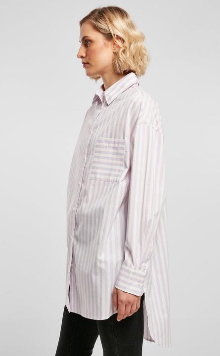 Actual product image Urban Classics Ladies Oversized Stripe Shirt - 17916 (M)
