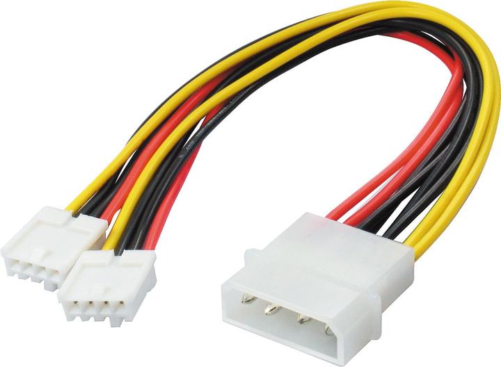 Actual product image Shiverpeaks Molex 4-pin/Mini Spox 4-pin. Connector 1: Molex (4-pin), Connector 2: Mini Spox (4-pin), Gender: