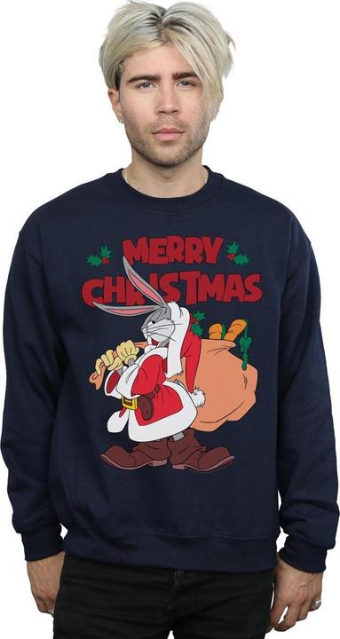 Immagine prodotto Looney Tunes Santa Bugs Bunny Felpa Uomo (5XL)