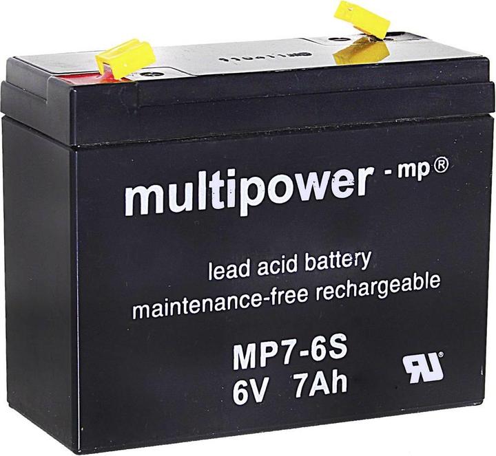 Multipower Lead battery 6 V 7 Ah MP7-6S 30040 (6 V, 7000 mAh)