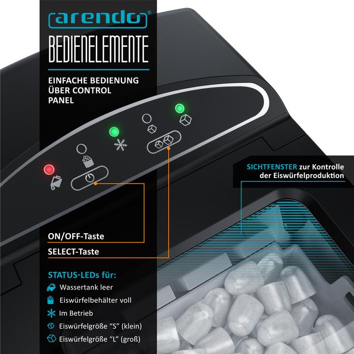 Actual product image Arendo Ice cube machine