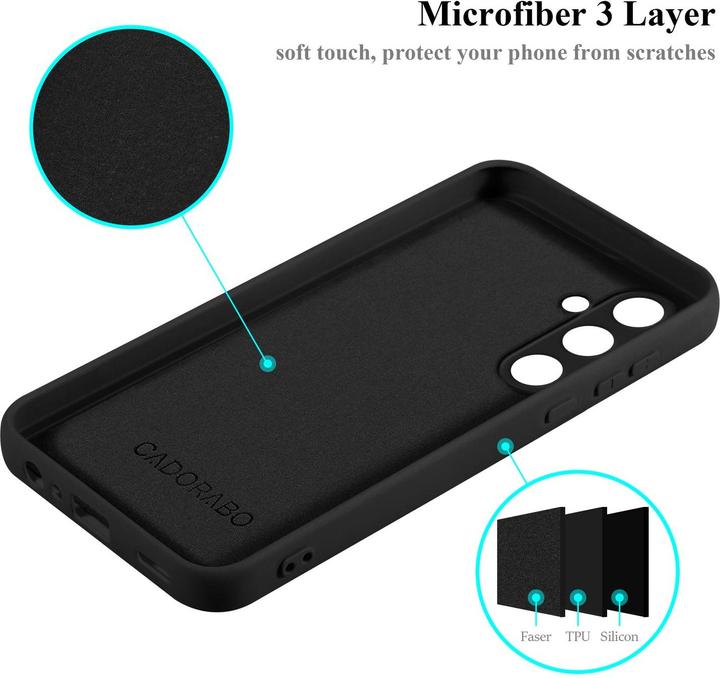 Actual product image Cadorabo Case for Samsung Galaxy A55 TPU in liquid protection silicone design (Samsung Galaxy A55)