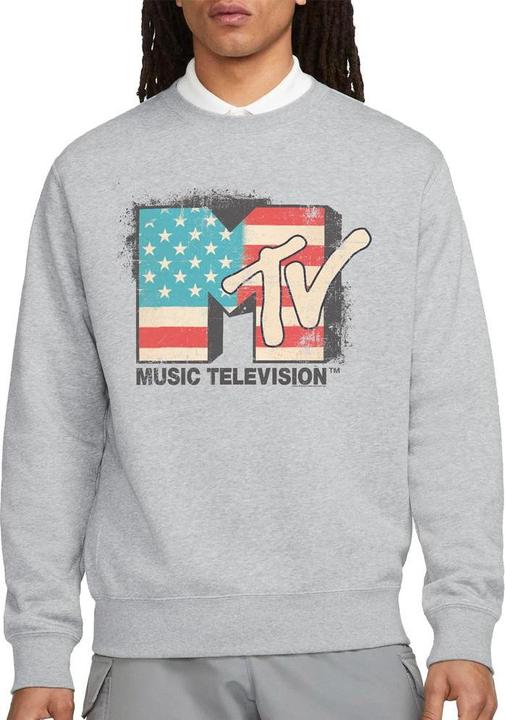 Actual product image MTV Unisex Adult American Logo Sweatshirt (L)