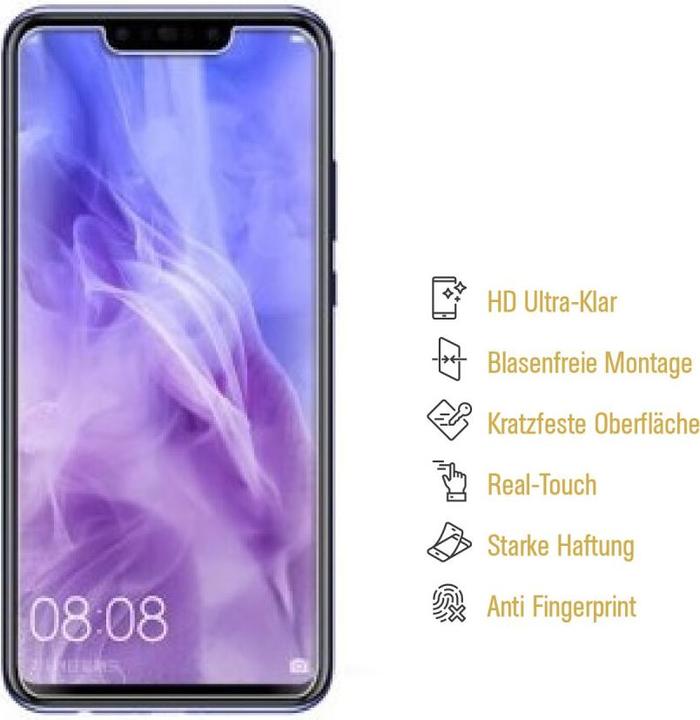 Actual product image Protectorking 2x Panzerfolie Anti-Shock HD Klar (2 Piece, Huawei Nova 3)