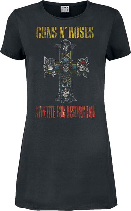 Immagine prodotto Amplified Appetite For Destruction Maglietta Vestito Guns N Roses Donna (M)