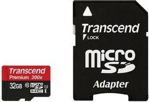 Image du produit Transcend Premium 400x (32 Go, microSDHC, U1, UHS-I)