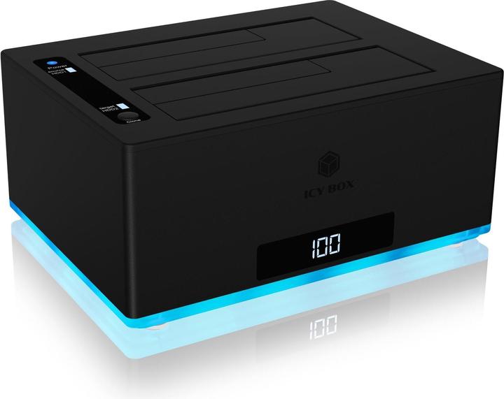 Produktbild Icy Box Docking- & Klonstation (USB-B, 1 Ports)