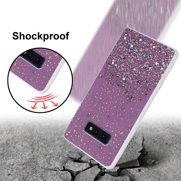 Produktbild Cadorabo TPU Cover funkelnder Glitter (Samsung Galaxy S10e)