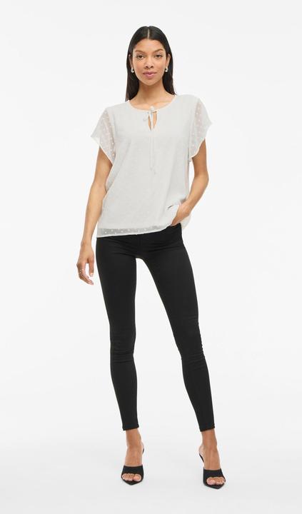 Actual product image Vila Dotted top with short sleeves (44)