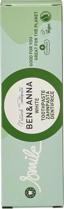 Image du produit Ben & Anna BEN&ANNA Natural Toothpaste naturalna pasta do zębów White Aloes 75ml (75 ml)