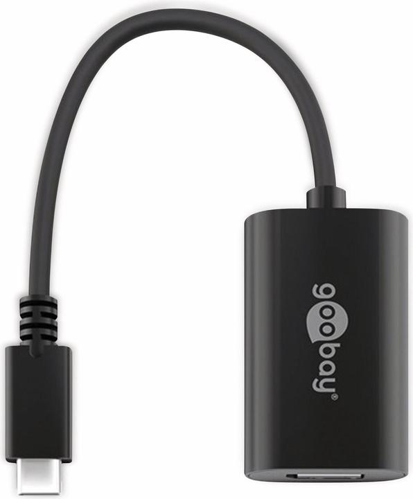 Actual product image Goobay USB C Adapter (DP, 20 cm)