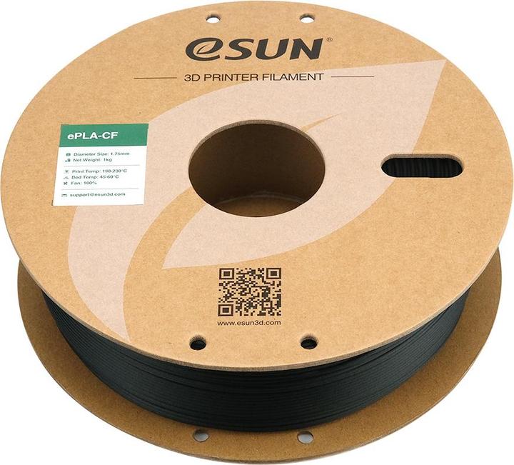 Image du produit eSUN ePLA-CF Filament vert carbone 1.75mm 1Kg (PLA, 1.75 mm, 1000 g, Vert)