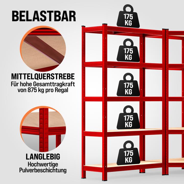 Produktbild Monzana Schwerlastregal Eckregal