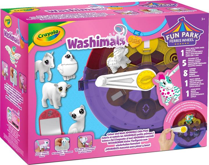 Actual product image Crayola Washimals carnival carousel