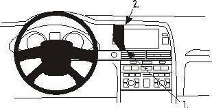 Immagine prodotto Brodit 853483 Supporto auto Audi A6