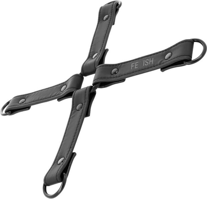 Fetish submissive Hog Tie Cuir végétalien