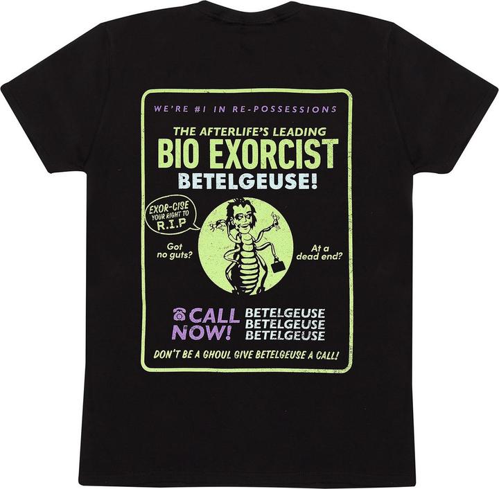 Immagine prodotto Beetlejuice Bio Exorcist Felpa con Cappuccio Adulto Unisex (L)